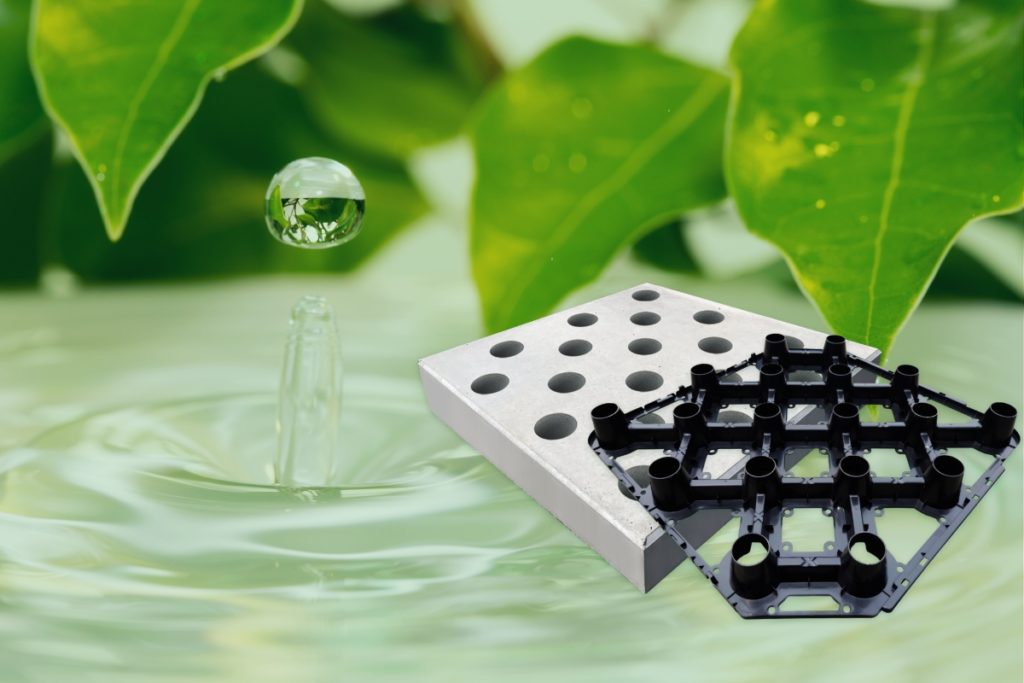 画像：透水性で環境に優しい