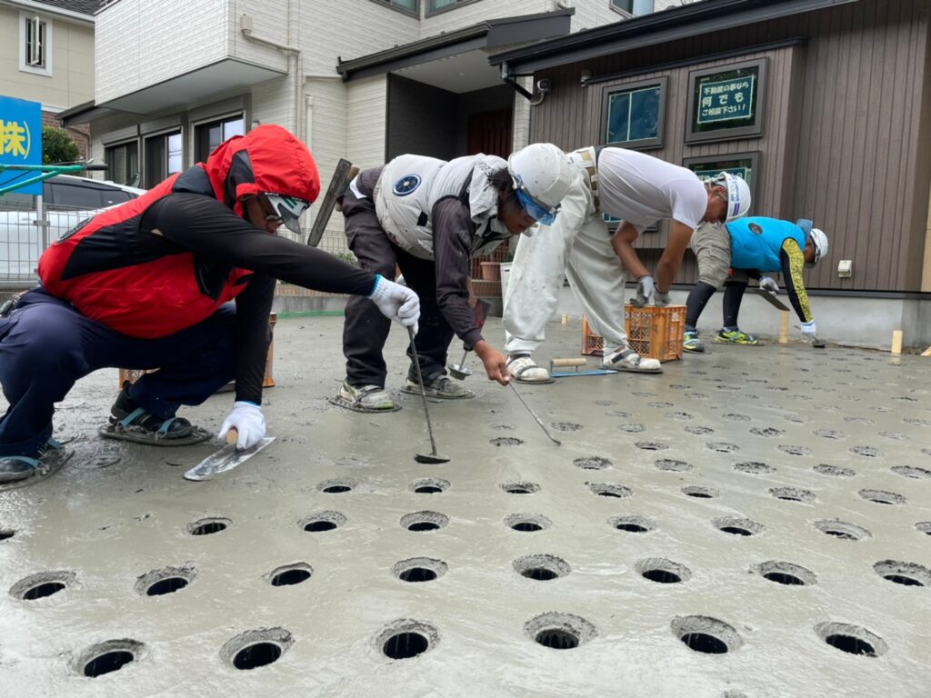 sekaihatu世界初DOT CONドットコン施工