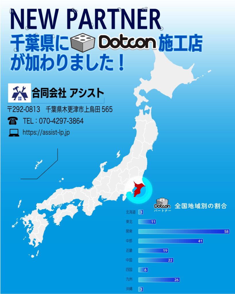 千葉県に新たなパートナー施工店が加わりました‼️